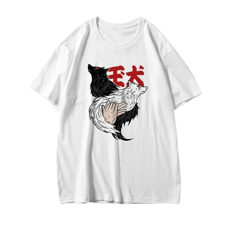 Goth Clothes Gojo Graphic Tshirt Anime Jujutsu Kaisen Funny Summer T-shirt for Women Japanese T Shirts Cartoon Woman Tshirts