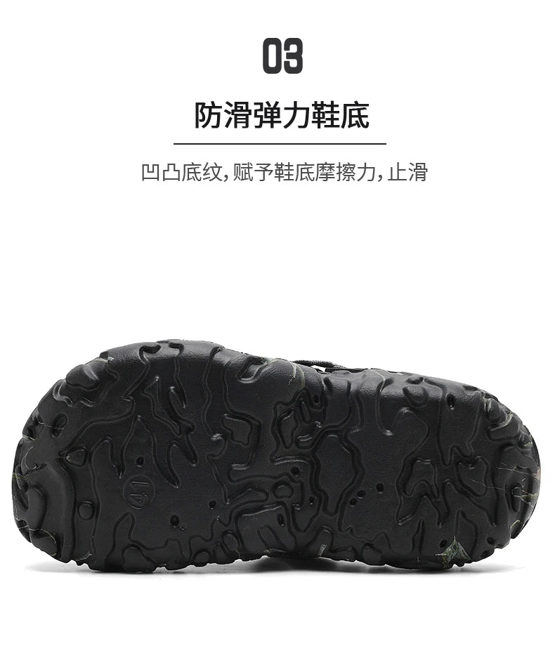 Summer Men's Clogs Sandals Home Garden Shoes Comfortable Men Women Slippers Non-Slip Soft Bottom Flip Flop Sandals Big Size46 47