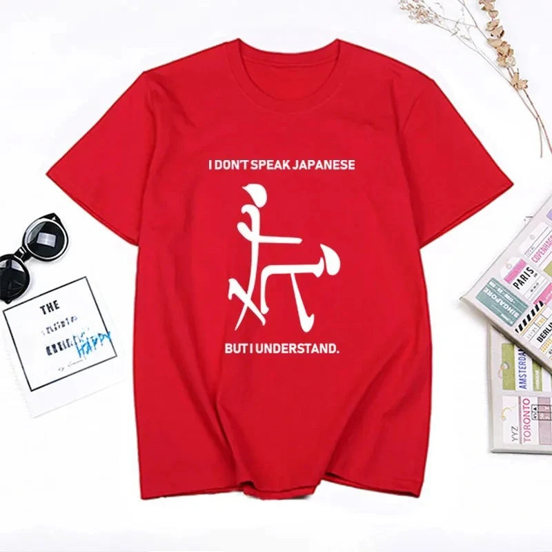 Fashion Humor Oversized T-shirt It Means Friendship in Chinese Funny Meme T Shirt Unisex Casual O-Neck Short Sleeve T Shirts