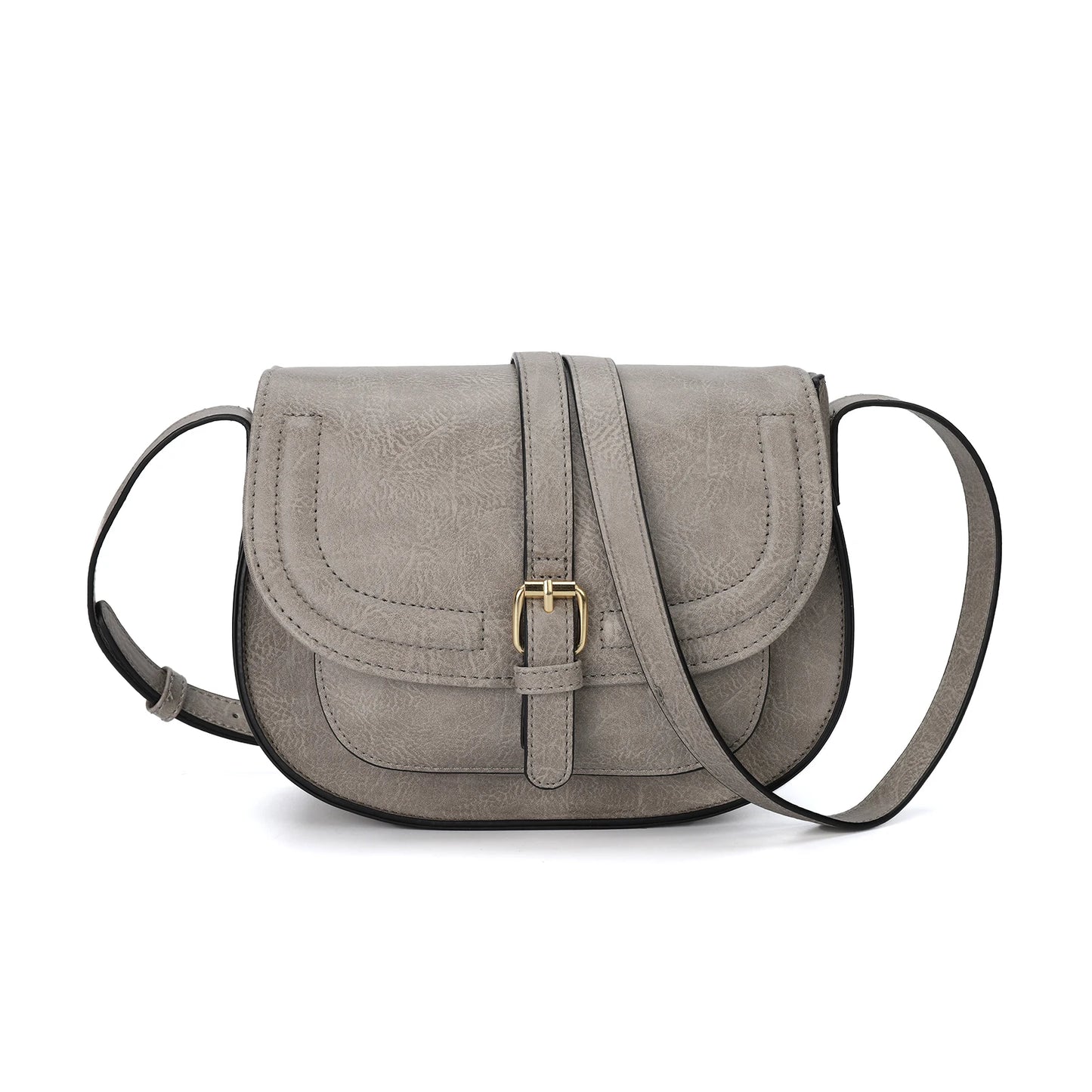 Crossbody Bags for Women Saddle Shoulder Purse and Boho Handbags with Strap Faux Leather CT20154E