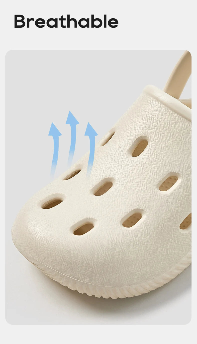 UTUNE 2025 Summer New Design Lightweight Breathable Clogs Unisex Non-Slip Slippers  Beach Sandals Trendy Comfortable Casual Shoe