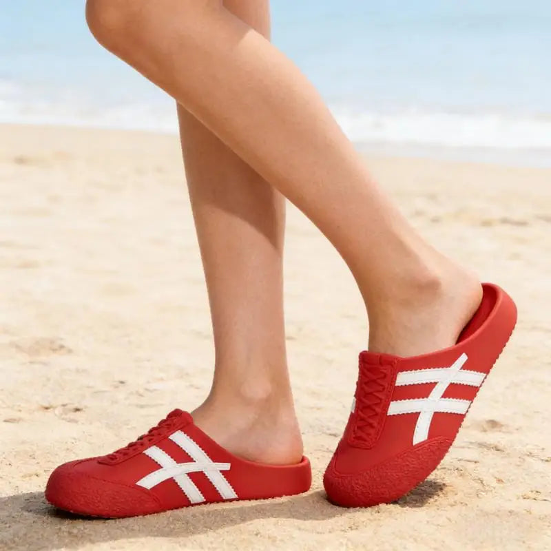 Comfortable EVA Brand Clogs Shoes Men Spring Summer 2026 Non Slip Outdoor Sports Slippers Plus Size Couple's Flats Racing Shoes