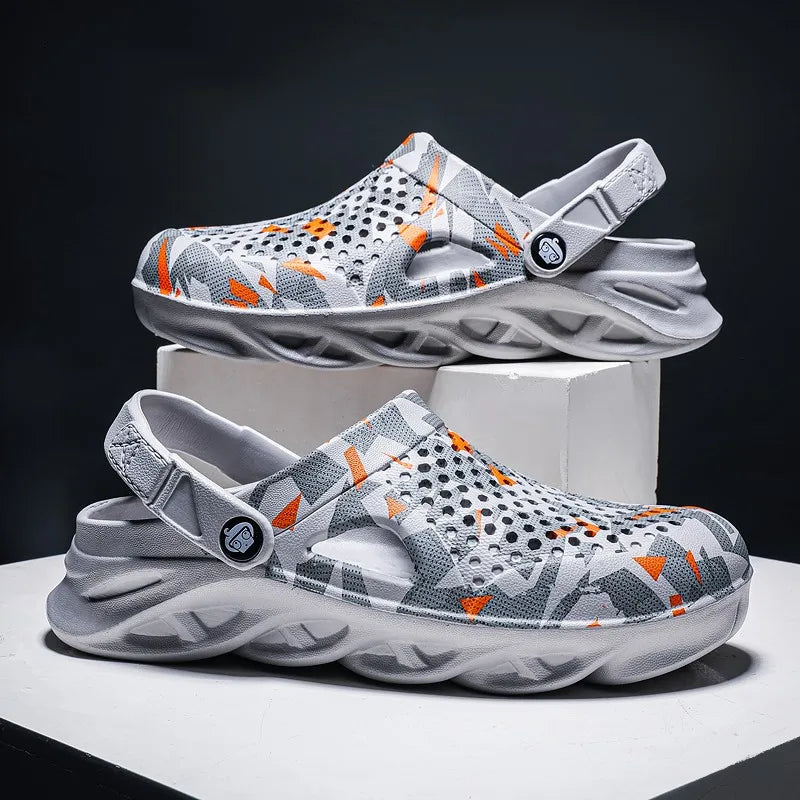 Men Sandals Clogs Summer Shoes for Men EVA Lightweight Water Shoes Unisex Slippers for Summer Outdoor Beach Slippers Large Size