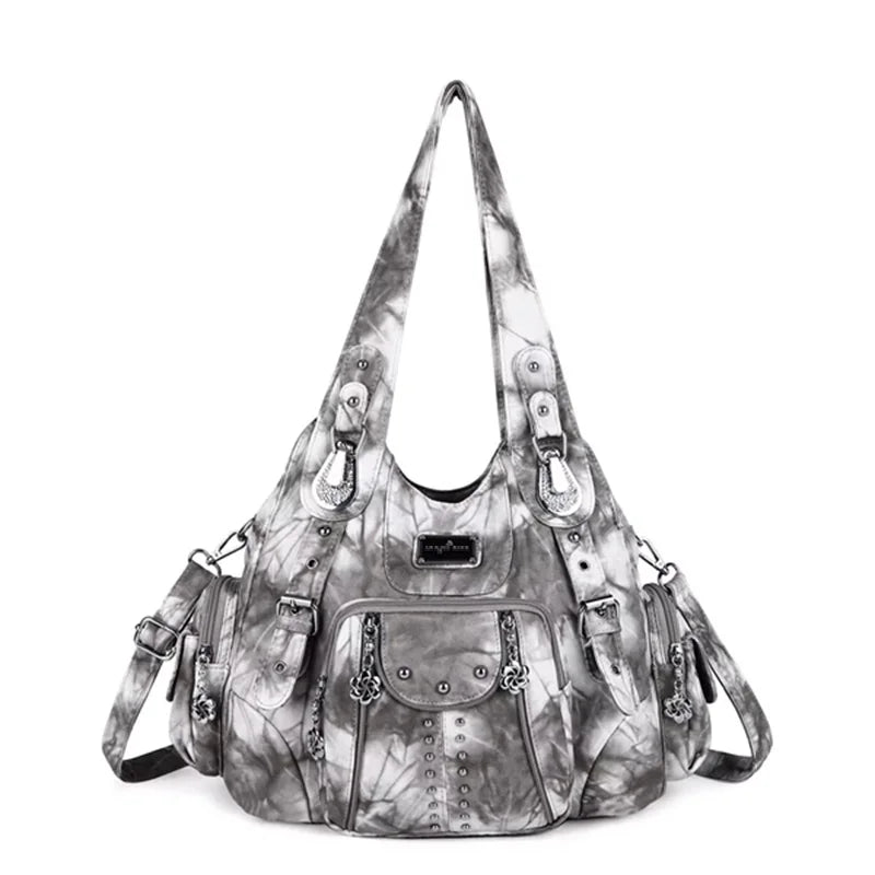 Angel kiss Bag Women Fashion Handbags Women Shoulder Bags PU Leather Handbag Female Satchel Shoulder Purse Bag bolsa feminina