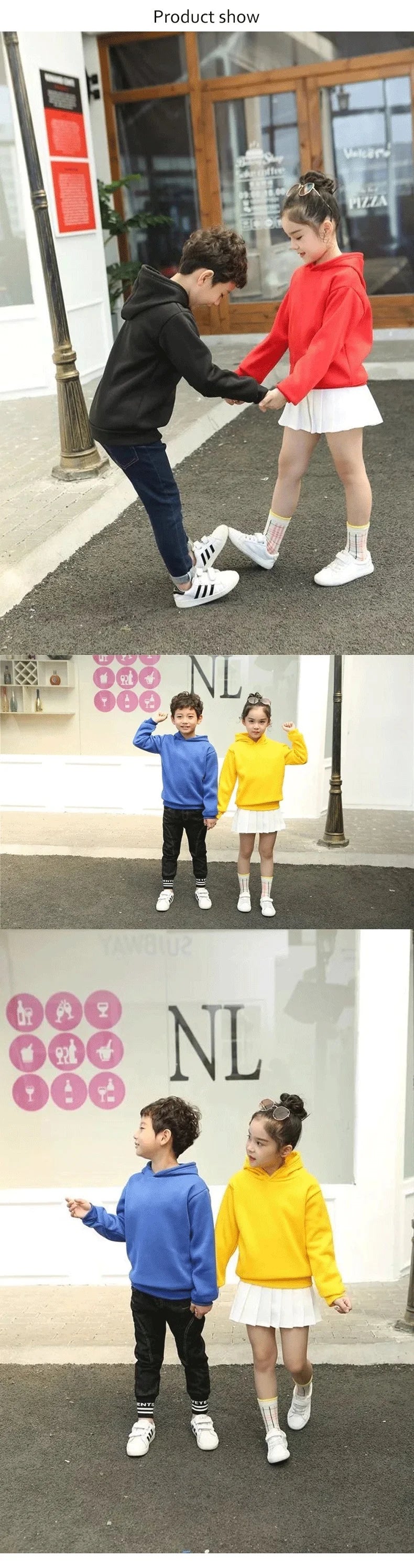 Ghost Busters Kids Funny Cartoon Print Spring Autumn Pullover Hoodie+Jogging Pants 2pcs Tracksuits 2-13 Years Boys Girls Clothes