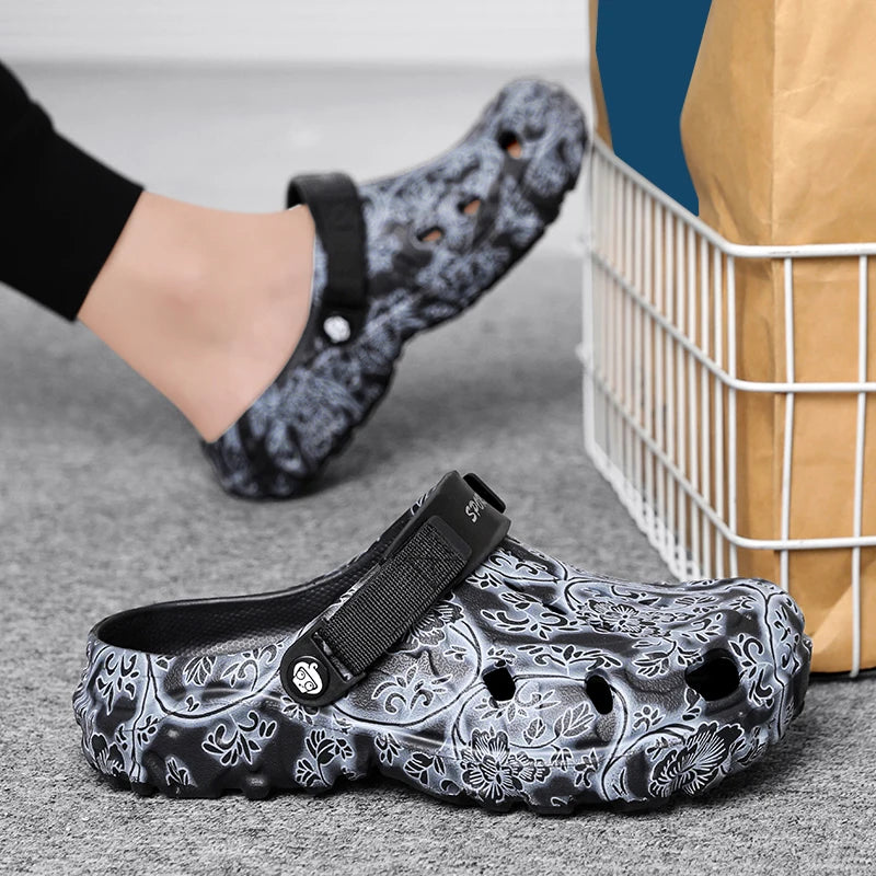 Men Shoes Slippers Men Garden Flat Sandals Platform Sandals Man Summer Sandals Male Sneakers Outdoor Flip Flops Home Clogs
