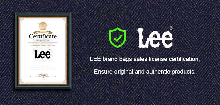 LEE Oxford Waterproof Women Shoulder Bag Vintage Messenger Bag Scratch-Resistant Casual Travel Crossbody Bag Ladies Daily Use
