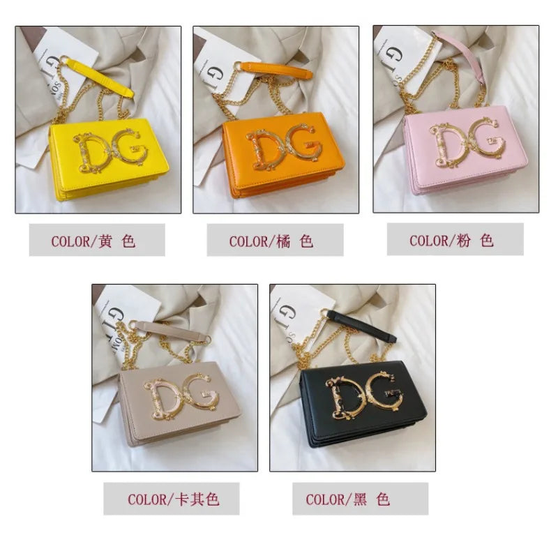 Banquet small square bag, women's new fashionable and versatile chain shoulder crossbody bag