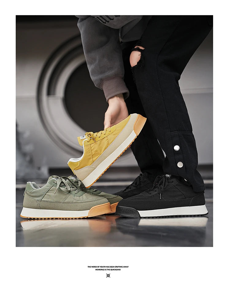 Casual Sneaker Loafers Platform Sports Shoes Male Sneakers Shoes for Men Spring and Summer Wear-resistant Sports and Leisure