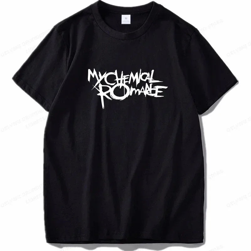 My Chemical Romance T Shirt Women Fashion T-shirts Cool Hip Hop Men Tshirt Casiual Summer Vintage Anime Unisex Top Tee