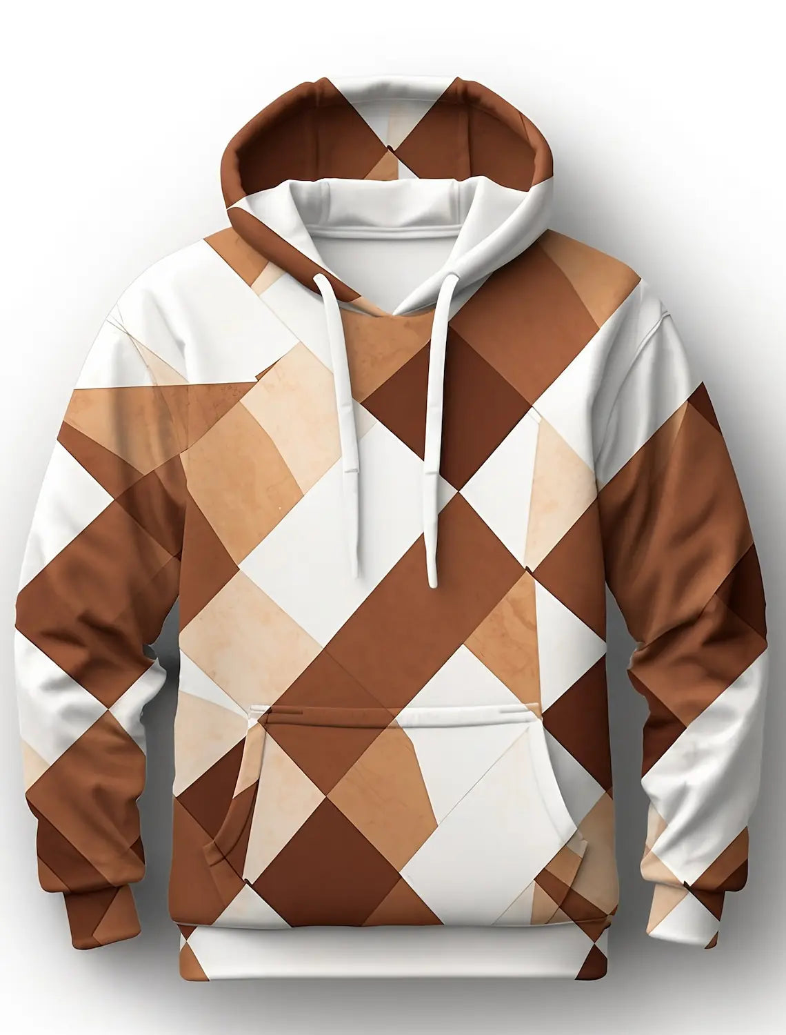 2024 Casual Loose Oversized men's Hoodie 3D Printed Pattern Top For Autumn Fashion Long Sleeved Street Wear men's Hoodies