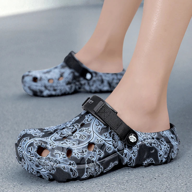 Men Shoes Slippers Men Garden Flat Sandals Platform Sandals Man Summer Sandals Male Sneakers Outdoor Flip Flops Home Clogs