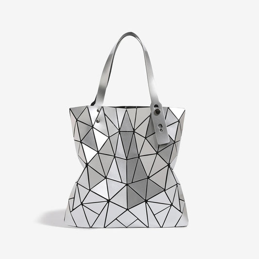 Diamond-Patterned Bag for Women, Summer Versatile New Geometric Diamond-Patterned Bag, Internet Celebrity Shoulder Handbag, Tote Bag