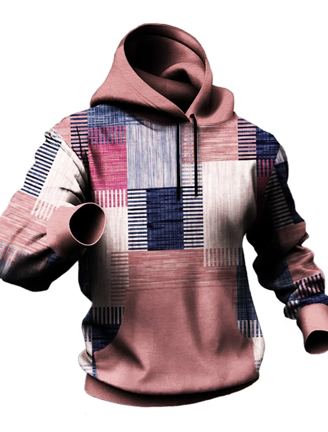 2024 Casual Loose Oversized men's Hoodie 3D Printed Pattern Top For Autumn Fashion Long Sleeved Street Wear men's Hoodies
