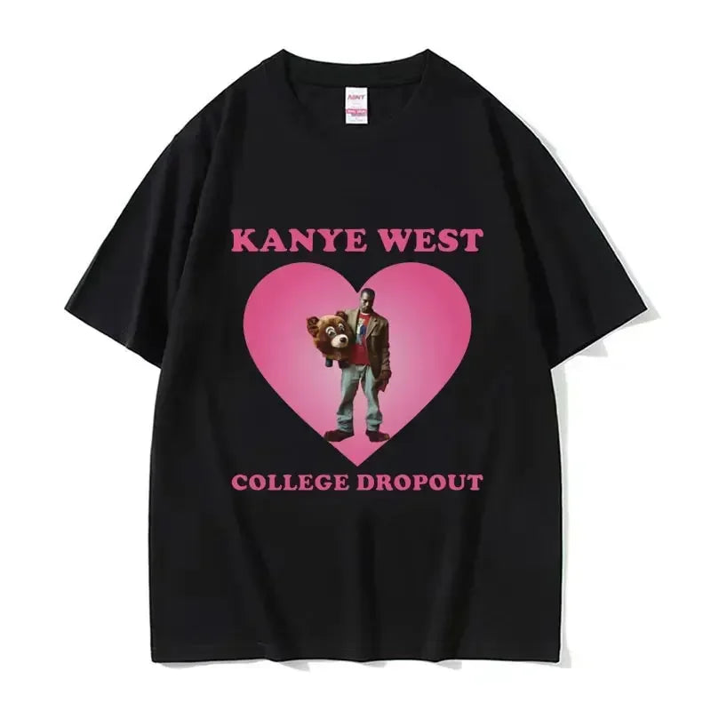 Funny Kanye West Meme T-Shirt Men's Vintage Hip Hop Rap Style Tshirt Men Women Short Sleeve T Shirt Streetwear