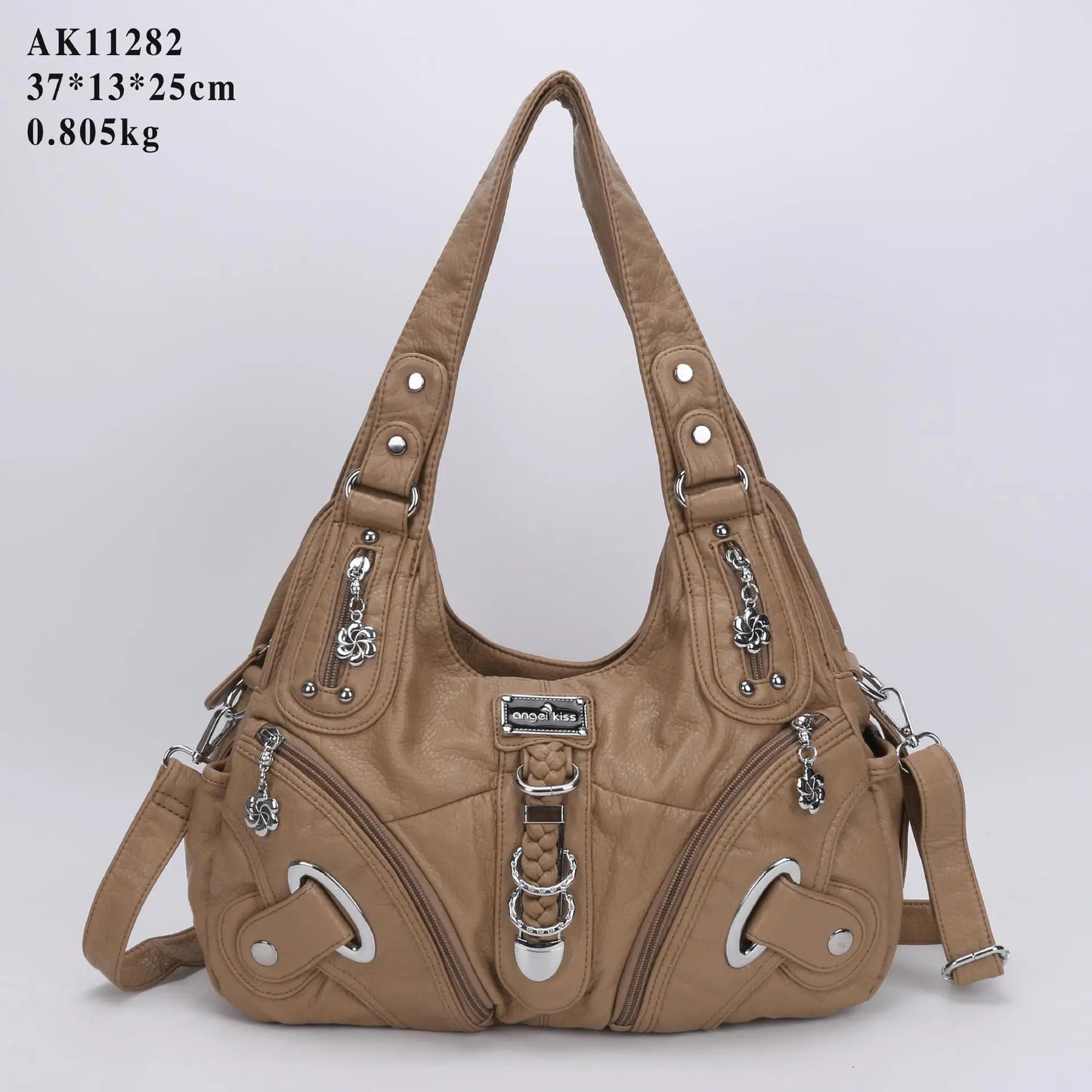 Angel kiss Women Handbags Fashion Shoulder Bag Large Tote Top-handle Shopping Pack Multifunctional Satchel Lady Hobos  Big Purse