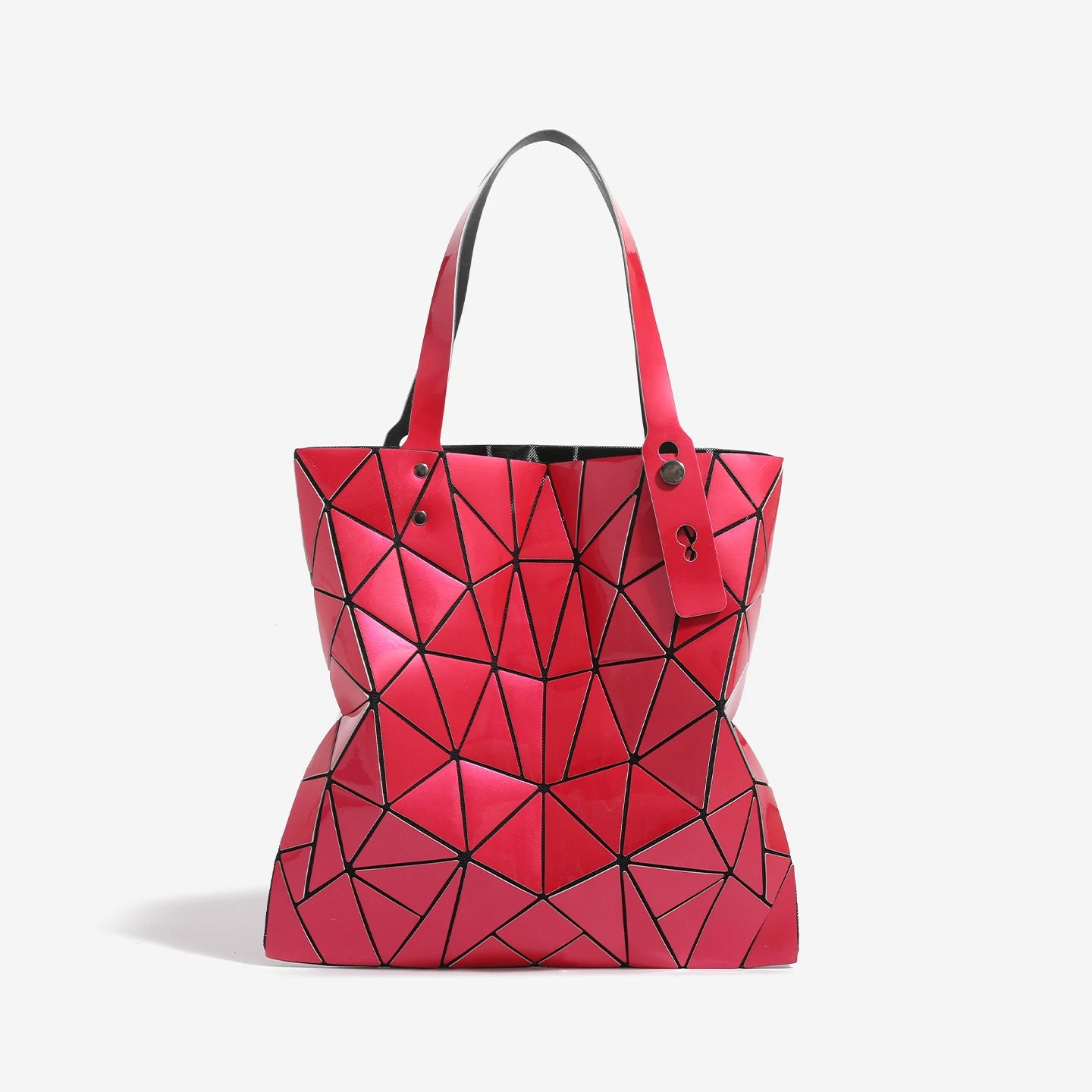 Diamond-Patterned Bag for Women, Summer Versatile New Geometric Diamond-Patterned Bag, Internet Celebrity Shoulder Handbag, Tote Bag