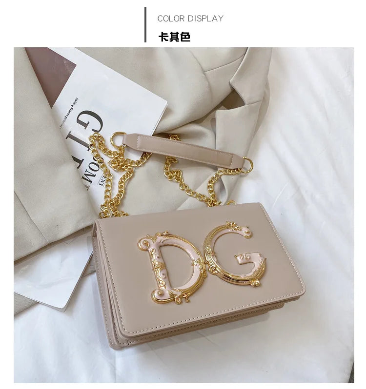 Banquet small square bag, women's new fashionable and versatile chain shoulder crossbody bag