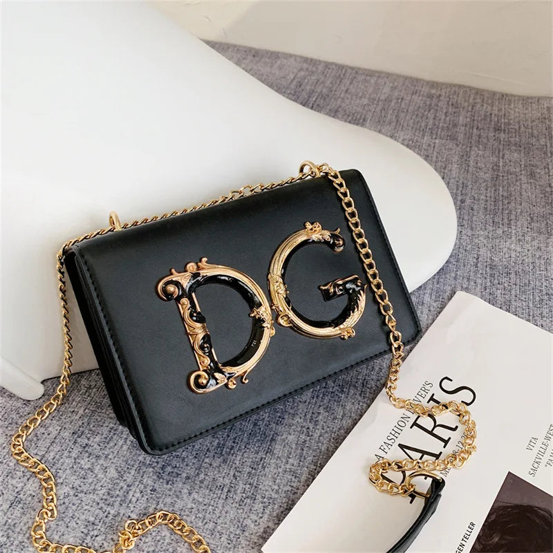 Banquet small square bag, women's new fashionable and versatile chain shoulder crossbody bag