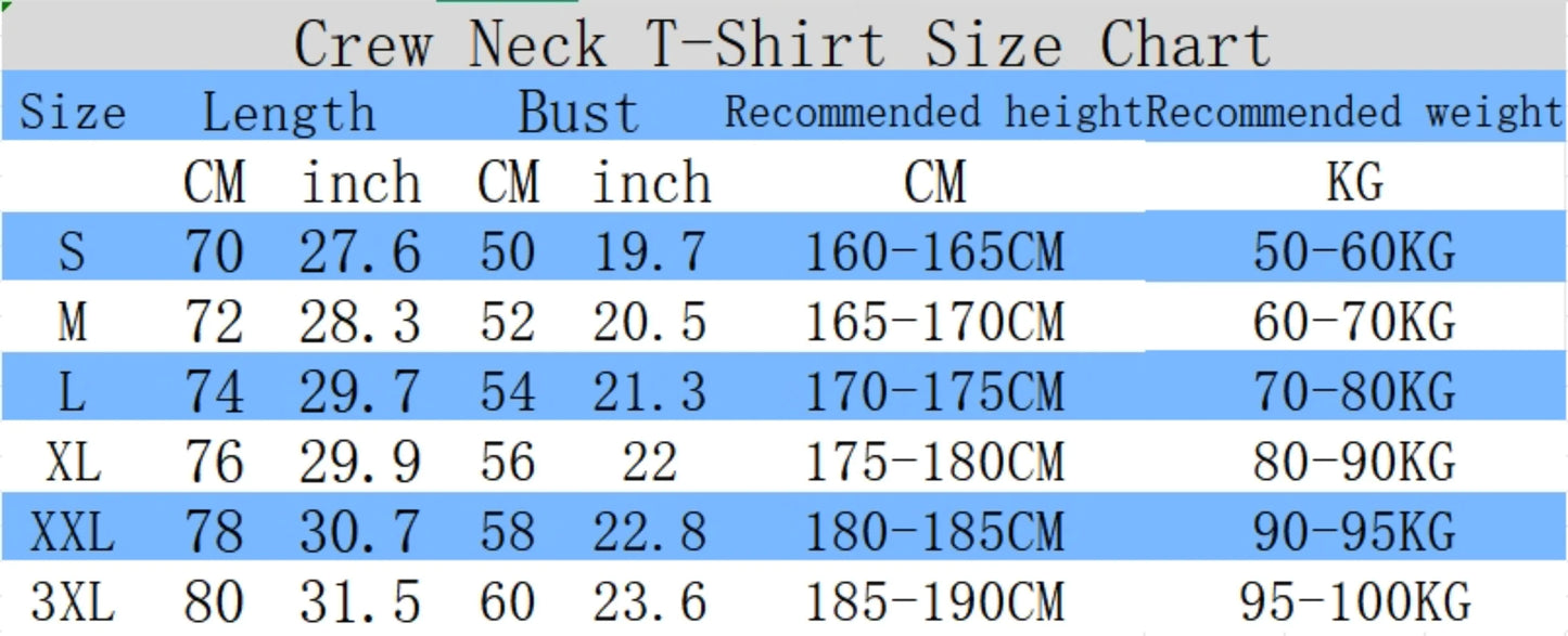 Mens 100% Cotton Short-sleeved T-shirt Summer Round Neck Casual Comfortable Top with Simple Print Trendy Versatile Looks Great