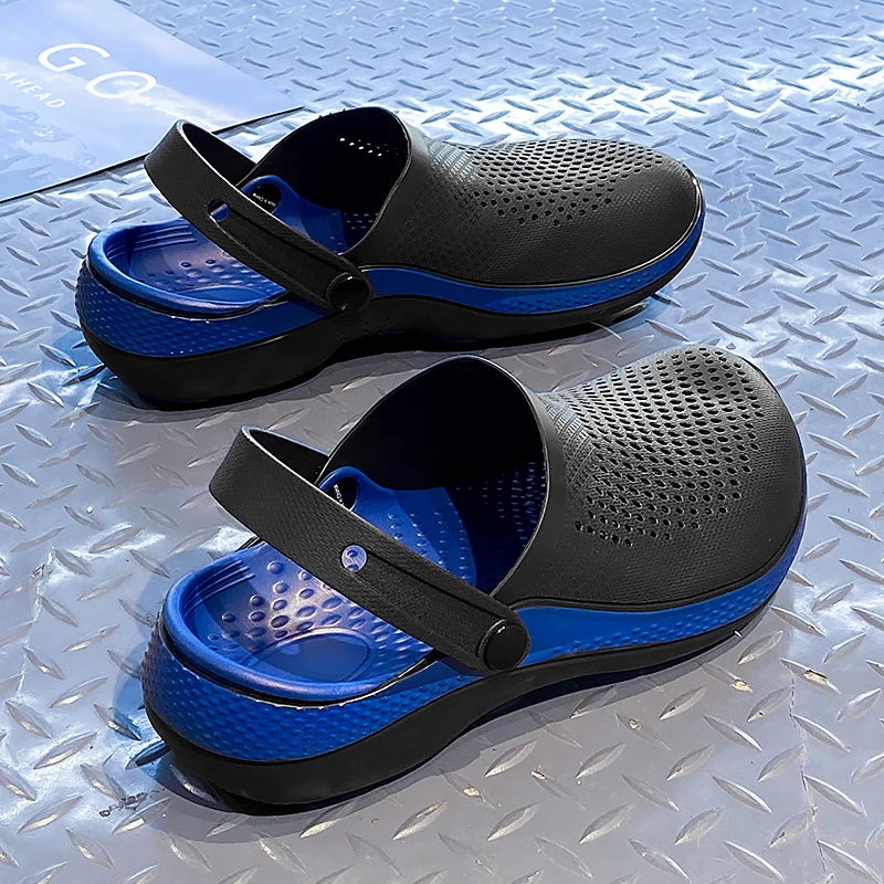 Men's Summer Non-Slip Toe-Toe Sandals for Outdoor Use, Large Size Sports Beach Slippers