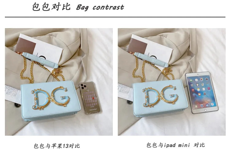 Banquet small square bag, women's new fashionable and versatile chain shoulder crossbody bag