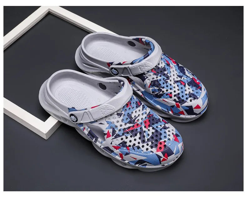 Men Sandals Clogs Summer Shoes for Men EVA Lightweight Water Shoes Unisex Slippers for Summer Outdoor Beach Slippers Large Size