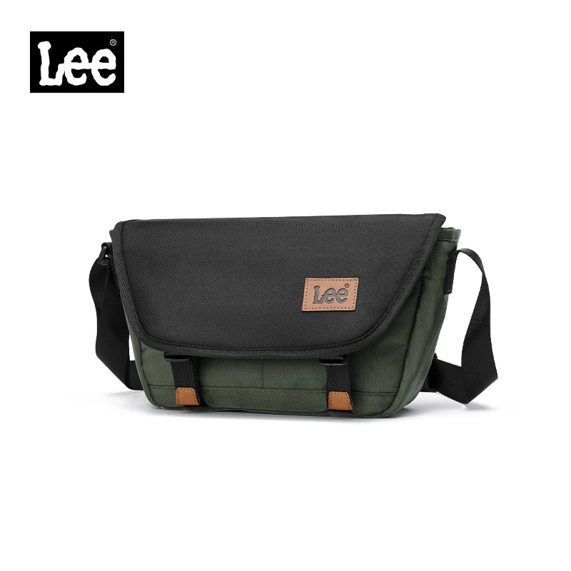 LEE Oxford Waterproof Women Shoulder Bag Vintage Messenger Bag Scratch-Resistant Casual Travel Crossbody Bag Ladies Daily Use