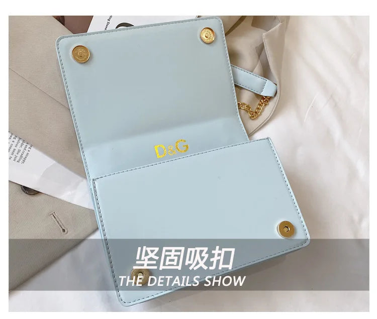 Banquet small square bag, women's new fashionable and versatile chain shoulder crossbody bag
