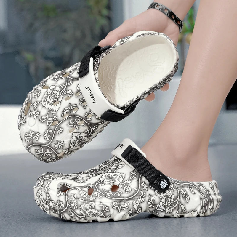 Men Shoes Slippers Men Garden Flat Sandals Platform Sandals Man Summer Sandals Male Sneakers Outdoor Flip Flops Home Clogs