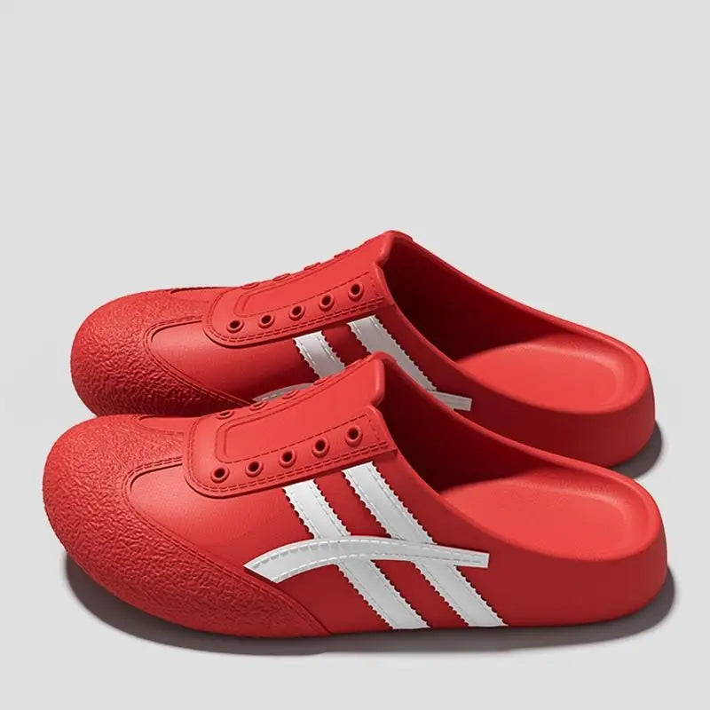 Comfortable EVA Brand Clogs Shoes Men Spring Summer 2026 Non Slip Outdoor Sports Slippers Plus Size Couple's Flats Racing Shoes