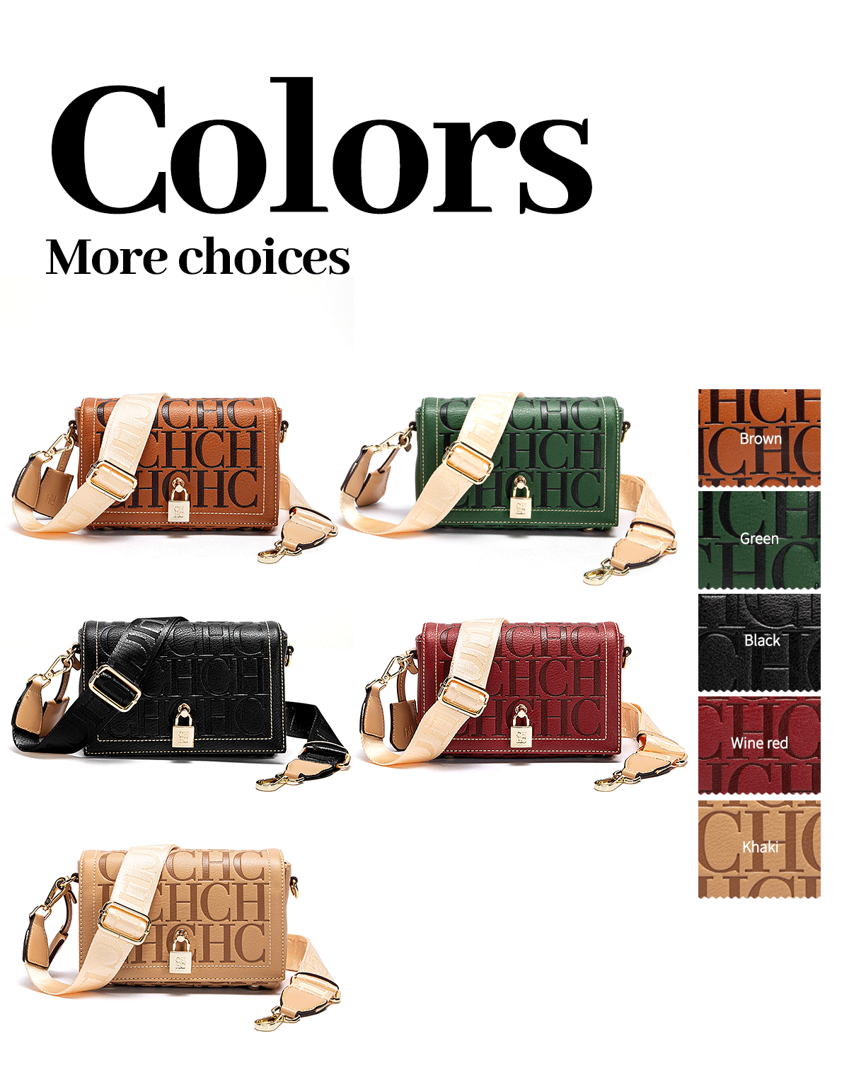 Classic Style Fashion Ladies Shoulder Bag Exquisite Craftsmanship Letters Printing Design Minimalist Women's Crossbody Bag