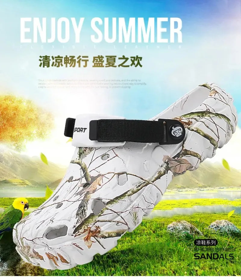 Men Clogs Slippers High Quality Classic Outdoor Anti-Slip Garden Shoes Lightweight Fashion Casual Sandals Big Size 45 46 47