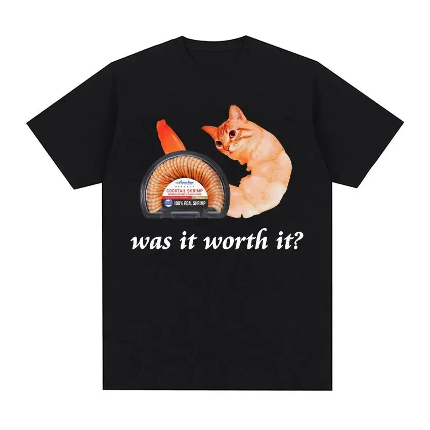 I Am Contaminated with Radiation Funny Cat Meme T-shirt Short Sleeve Men Women Vintage T Shirt Male O-Neck T Shirts  Graphic