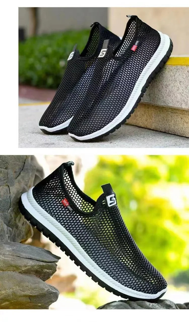 Summer Walking Shoes Hot Sale Men Sneakers Sport Lightweight Casual Hiking Shoes Men Breathable Aqua Shoes Man Outdoor Footwear