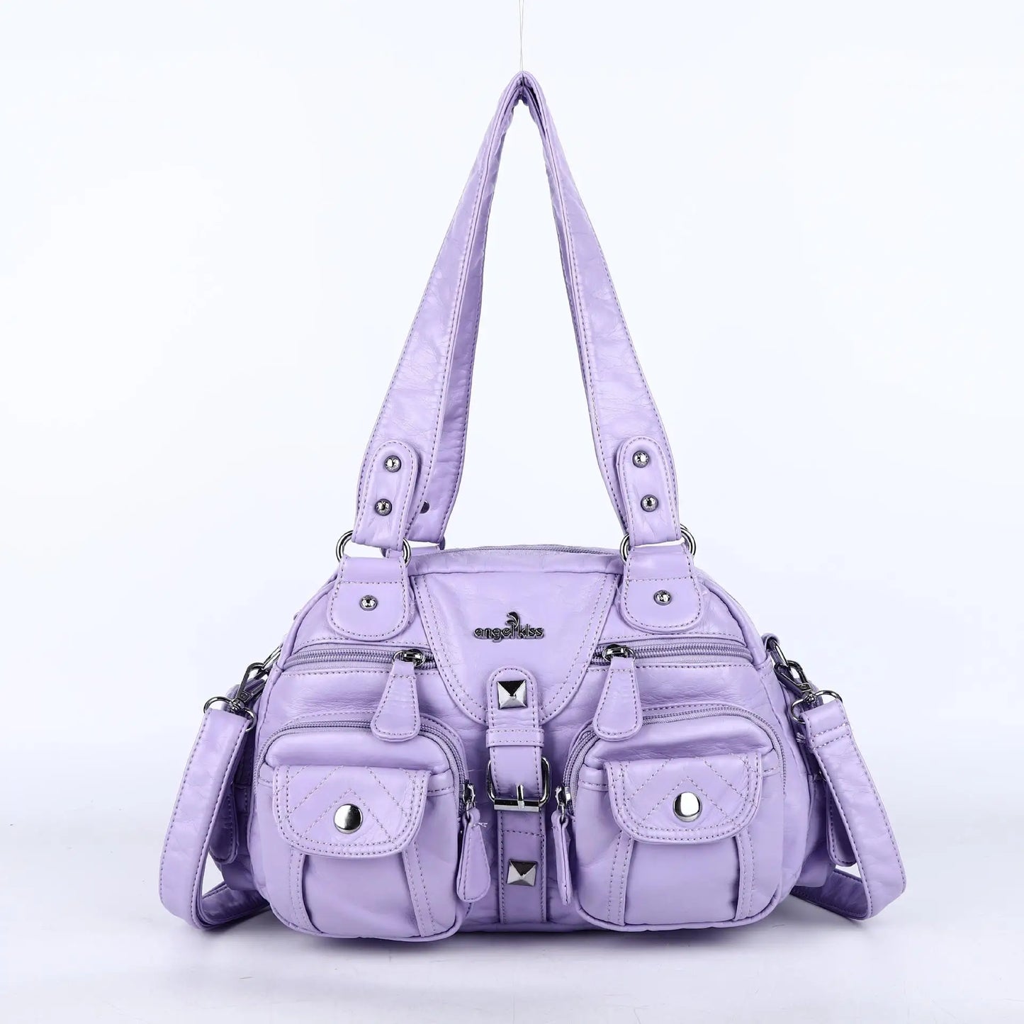 Vintage Women Handbags Satchel Top-handle Handbag PU Shoulder Bag Dumpling Pack Give Gifts Shoulder Bags Phone Money Pack