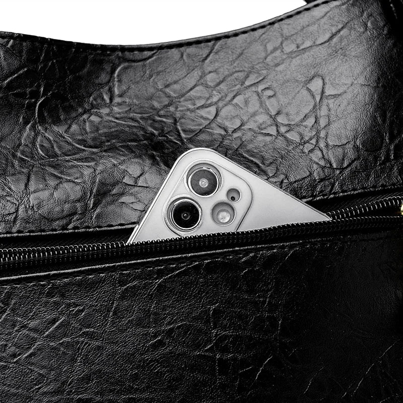 Genuine Brand Soft Leather Top-handle Bags Female Handbags Women Shoulder Crossbody Tote Messanger Bag Large Capacity Sac A Main