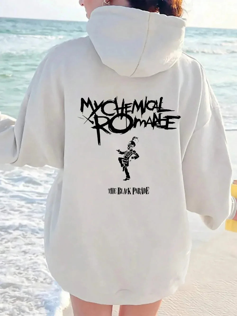 My Chemical Romance Mcr Band Printed Autumn Winter Hoodies Loose High Quality Comfortabled Punk Emo Rock Fashion Women's Tops