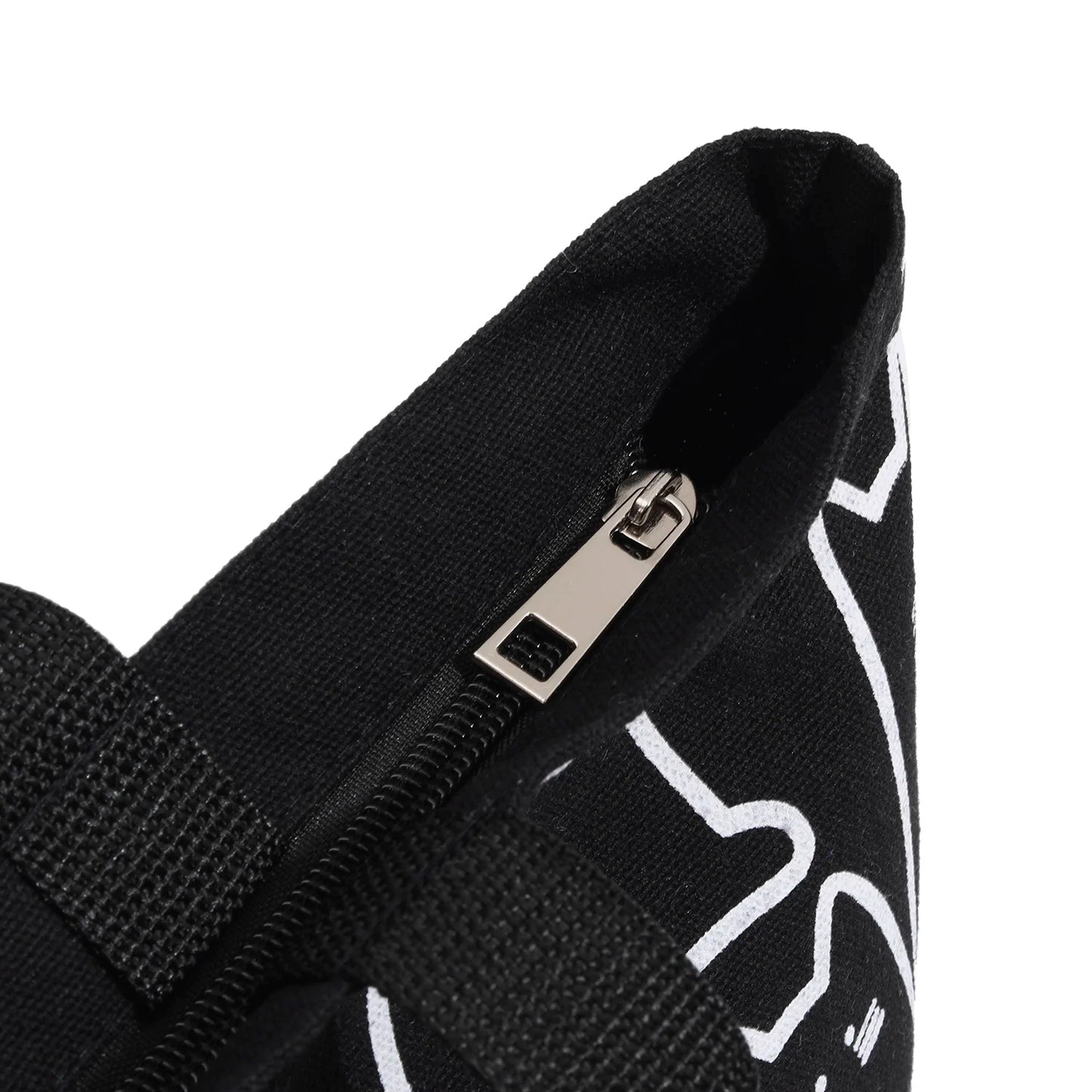 Canvas Handbag For Women 2023 Fashion Cute Cat Tote Messenger Bags With Zipper Designer Bag Ladies Cartoon Shoulder Shopper Bags