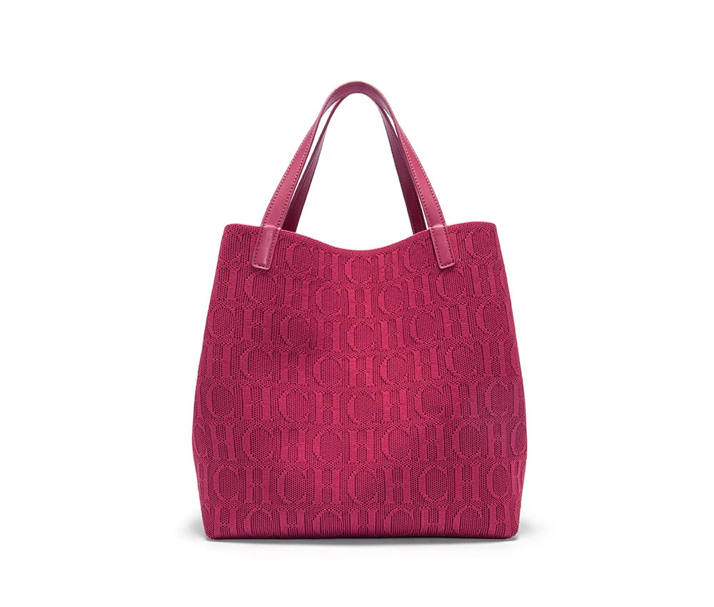 Fashionable Classic New Solid Color Outer Bag Women's Handbag Exquisite Handcrafted Weaving Large Capacity Handbag