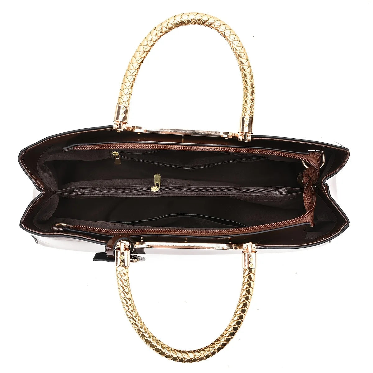 Women's Glossy PU Leather Shoulder Handbag Wedding Clutch Bridal Party Evening Bag