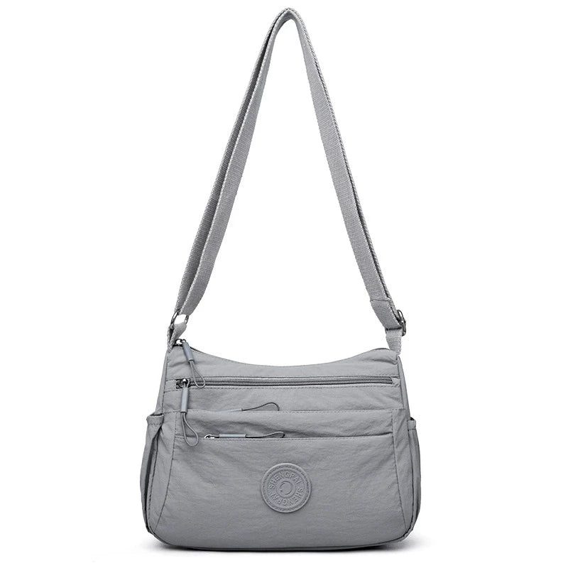 Multi-Layer Casual Crossbody Bag for Women, Solid Color Multi-Pocket, Versatile for Commuting, Travel, Shopping, Mother'S Gift