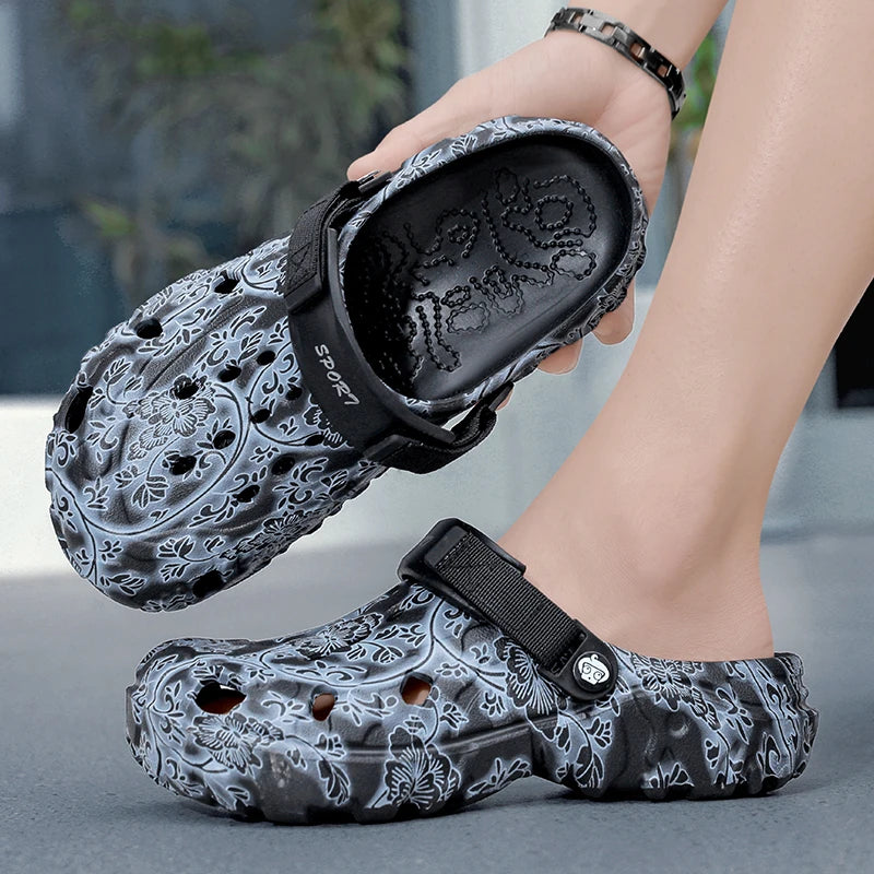 Men Shoes Slippers Men Garden Flat Sandals Platform Sandals Man Summer Sandals Male Sneakers Outdoor Flip Flops Home Clogs