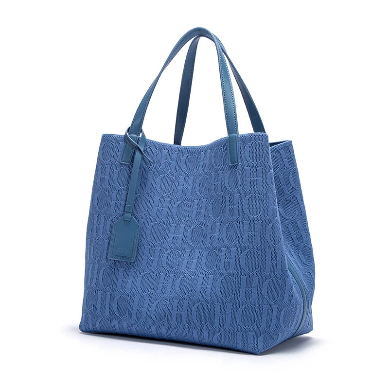 Fashionable Classic New Solid Color Outer Bag Women's Handbag Exquisite Handcrafted Weaving Large Capacity Handbag