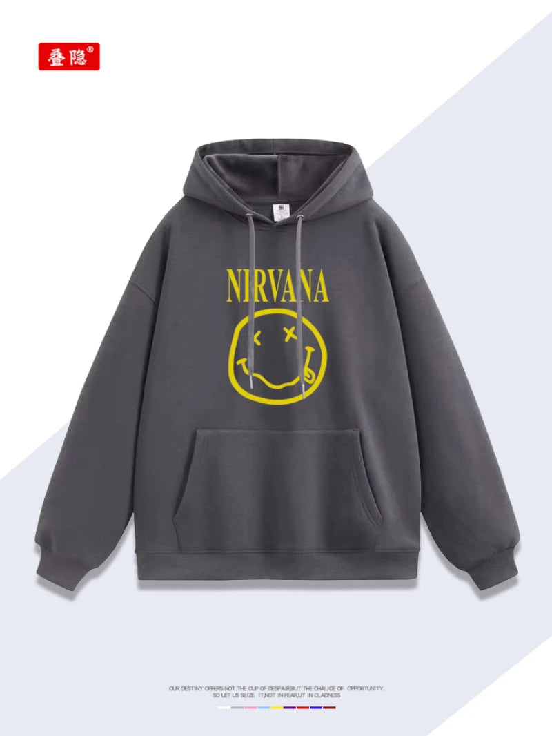 Lonely Rock Nirvana Band NIRVANA Hooded Sweater