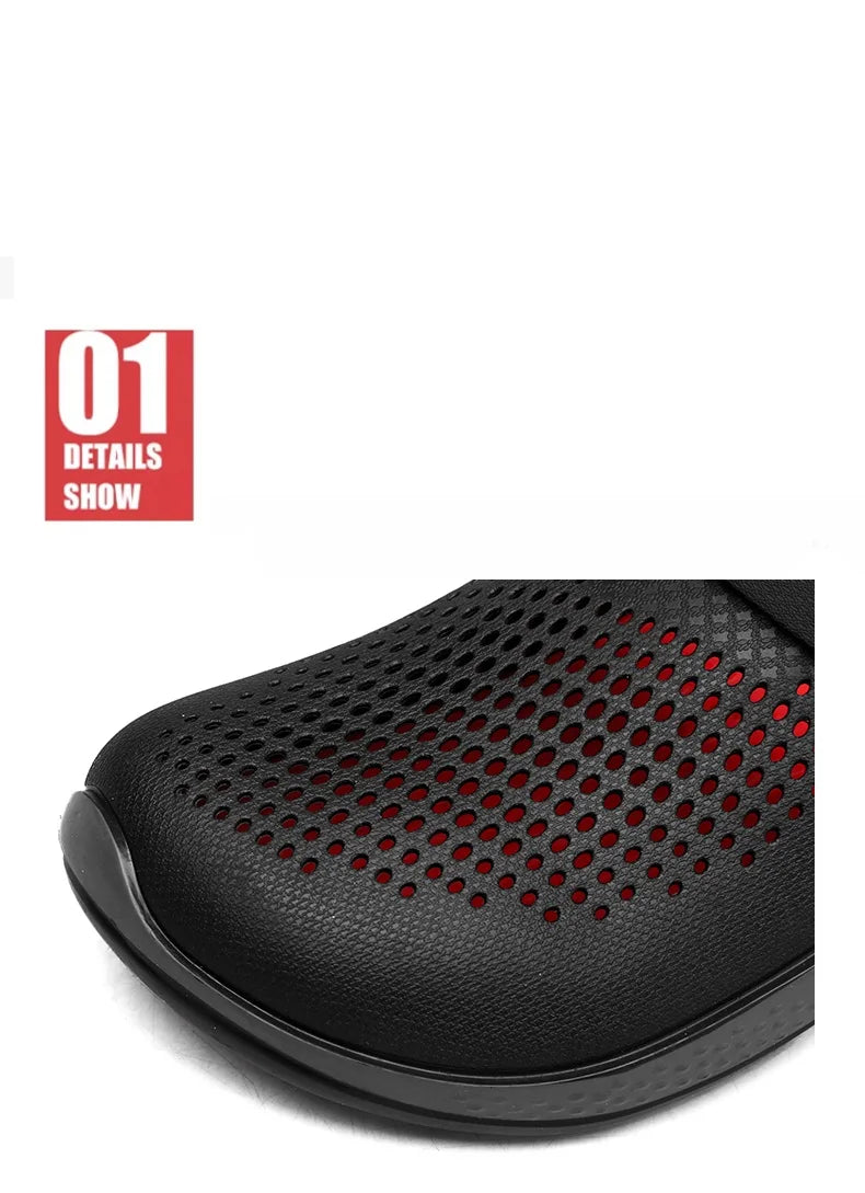 Men's Summer Non-Slip Toe-Toe Sandals for Outdoor Use, Large Size Sports Beach Slippers