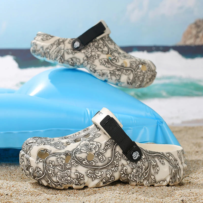 Men Shoes Slippers Men Garden Flat Sandals Platform Sandals Man Summer Sandals Male Sneakers Outdoor Flip Flops Home Clogs