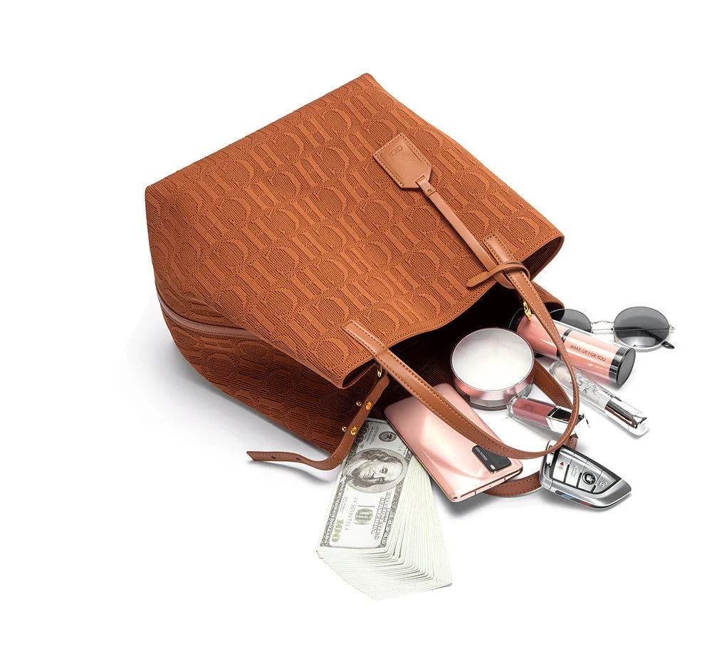Fashionable Classic New Solid Color Outer Bag Women's Handbag Exquisite Handcrafted Weaving Large Capacity Handbag