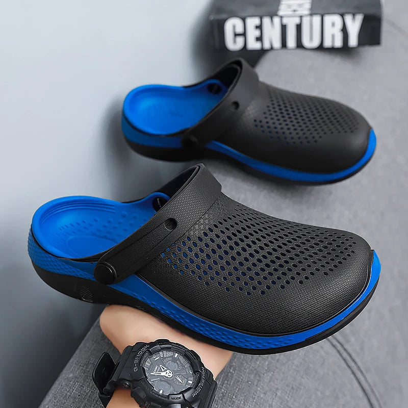 Men's Summer Non-Slip Toe-Toe Sandals for Outdoor Use, Large Size Sports Beach Slippers