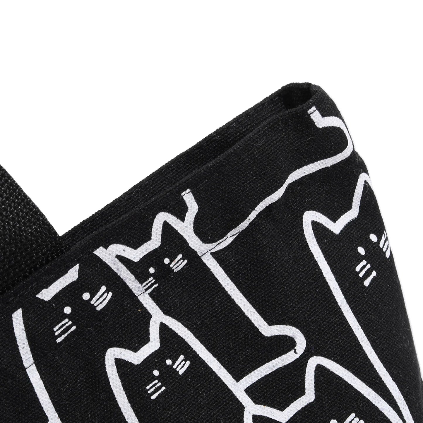 Canvas Handbag For Women 2023 Fashion Cute Cat Tote Messenger Bags With Zipper Designer Bag Ladies Cartoon Shoulder Shopper Bags